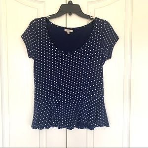 Zara Trafaluc polka dot blouse